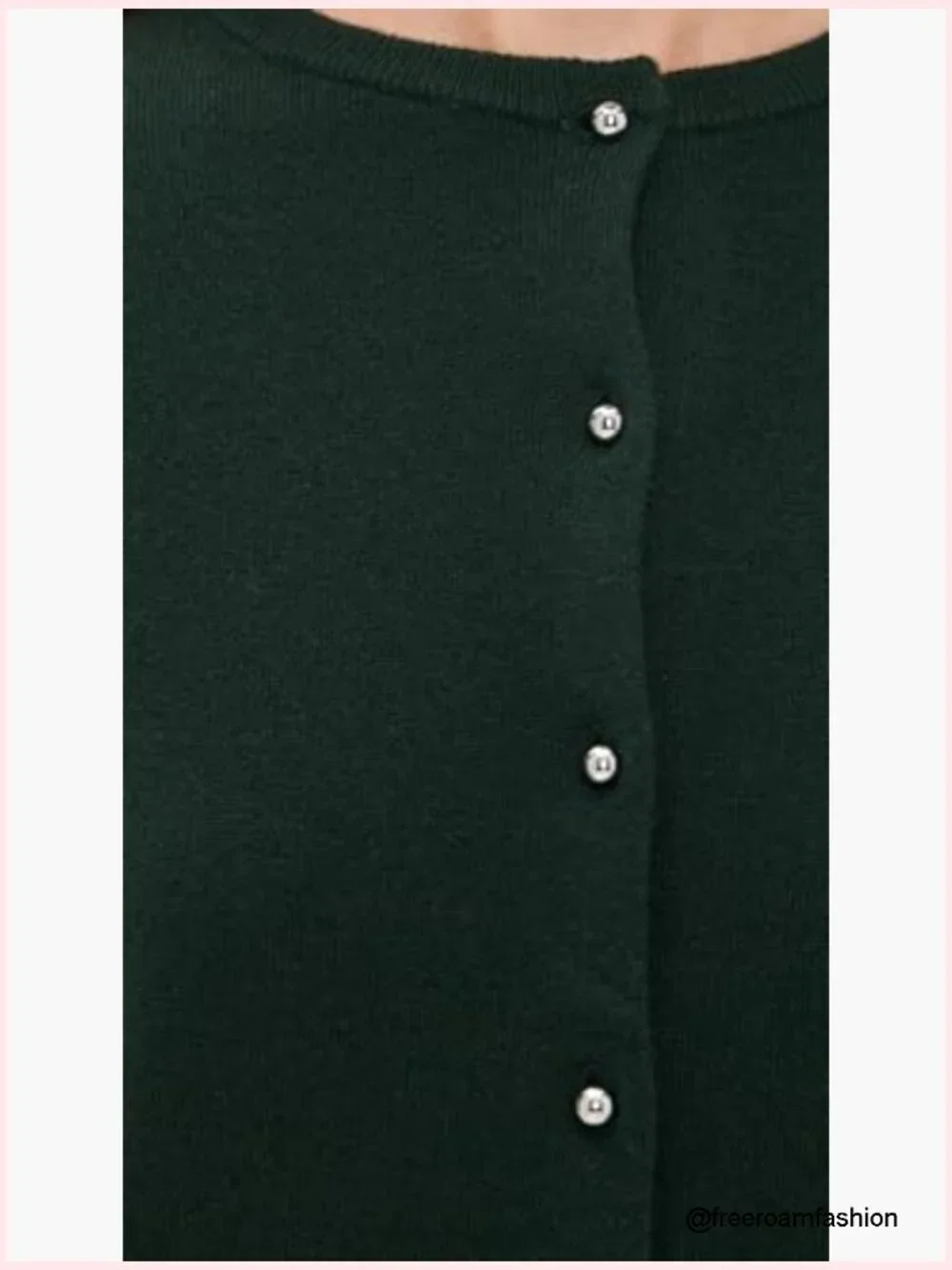 Luxury Cashmere Wool Cardigan with Metal Buttons